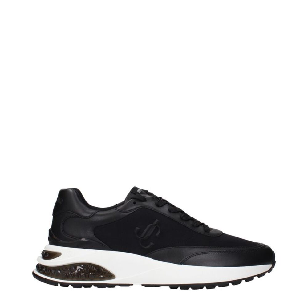 Jimmy Choo Black Fabric Athletic Men's Sneakers